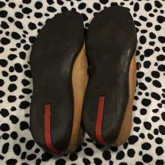 Prada Tan Brown Buckle Leather Loafer 8.5 Made in Italy - Picture 8 of 9